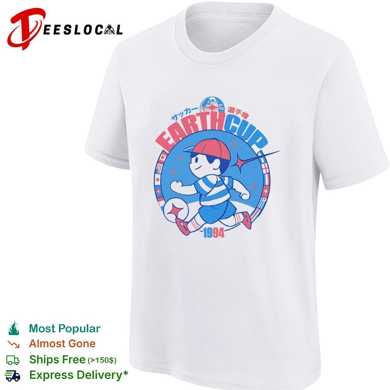 Ness from EarthBound Earth Cup Soccer shirt
