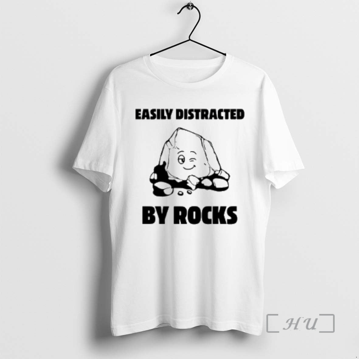 New Easily Distracted By Rocks - clothing by TeeHivey.com
