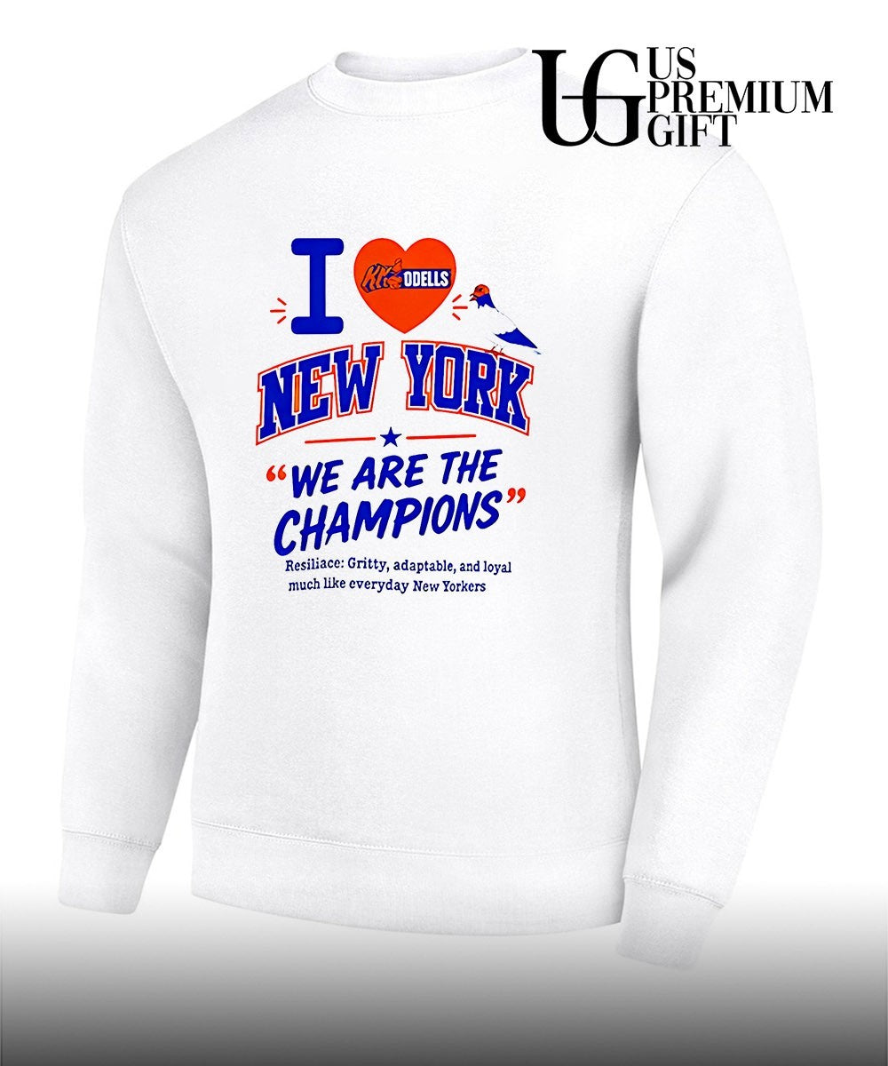 New York I Love New York We Are The Champions Resiliace Gritty shirt