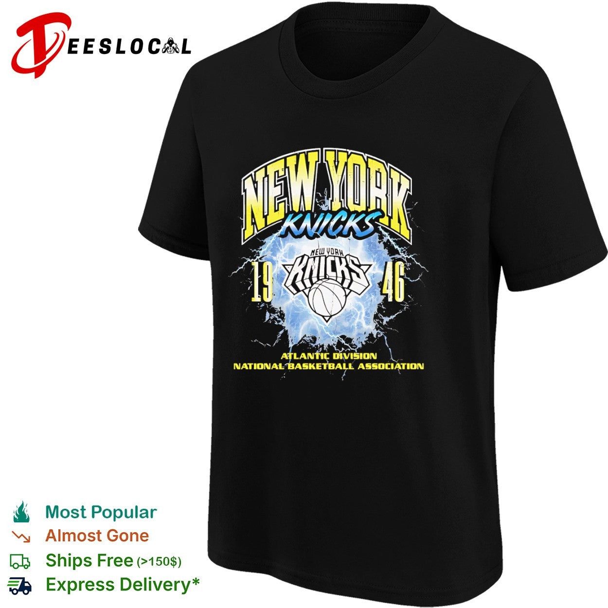 New York Knicks 1946 Atlantic Division National Basketball shirt