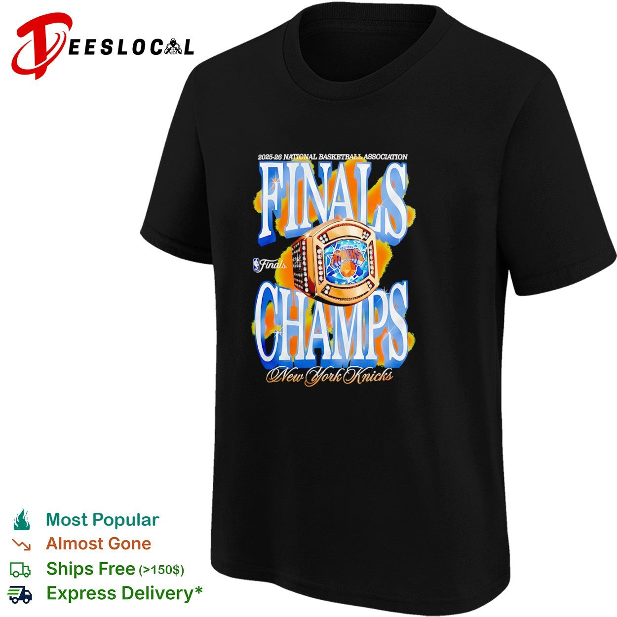 New York Knicks 2025 26 National Basketball Association Finals Champs shirt