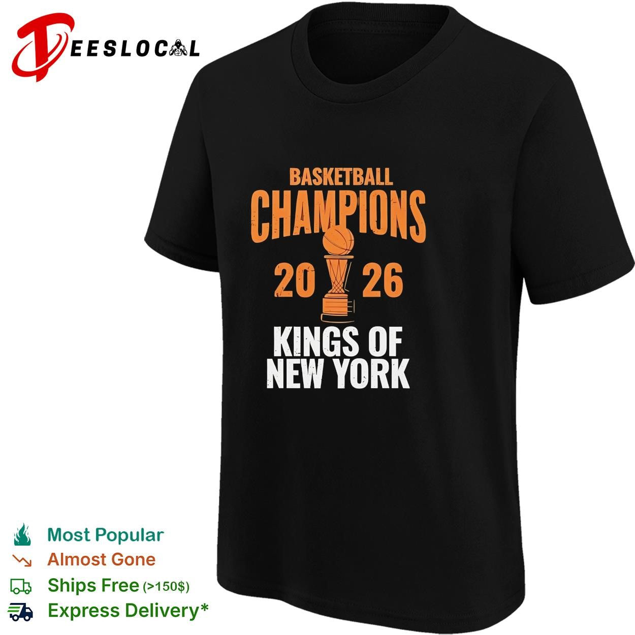 New York Knicks Basketball champions 2026 New York Kings of trophy poster shirt
