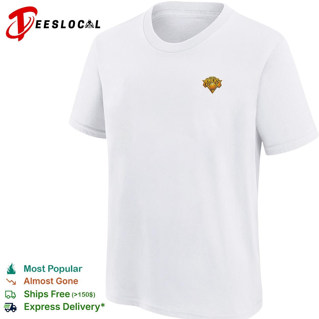 New York Knicks Champions Golden logo shirt