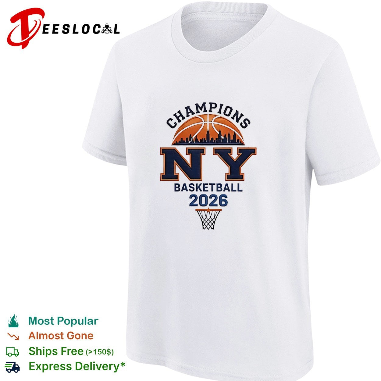 New York Knicks Champions NY basketball 2026 graphic shirt