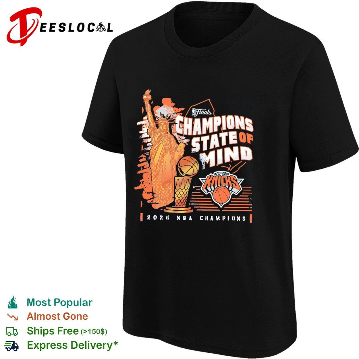 New York Knicks Champions State of Mind 2026 NBA Finals shirt