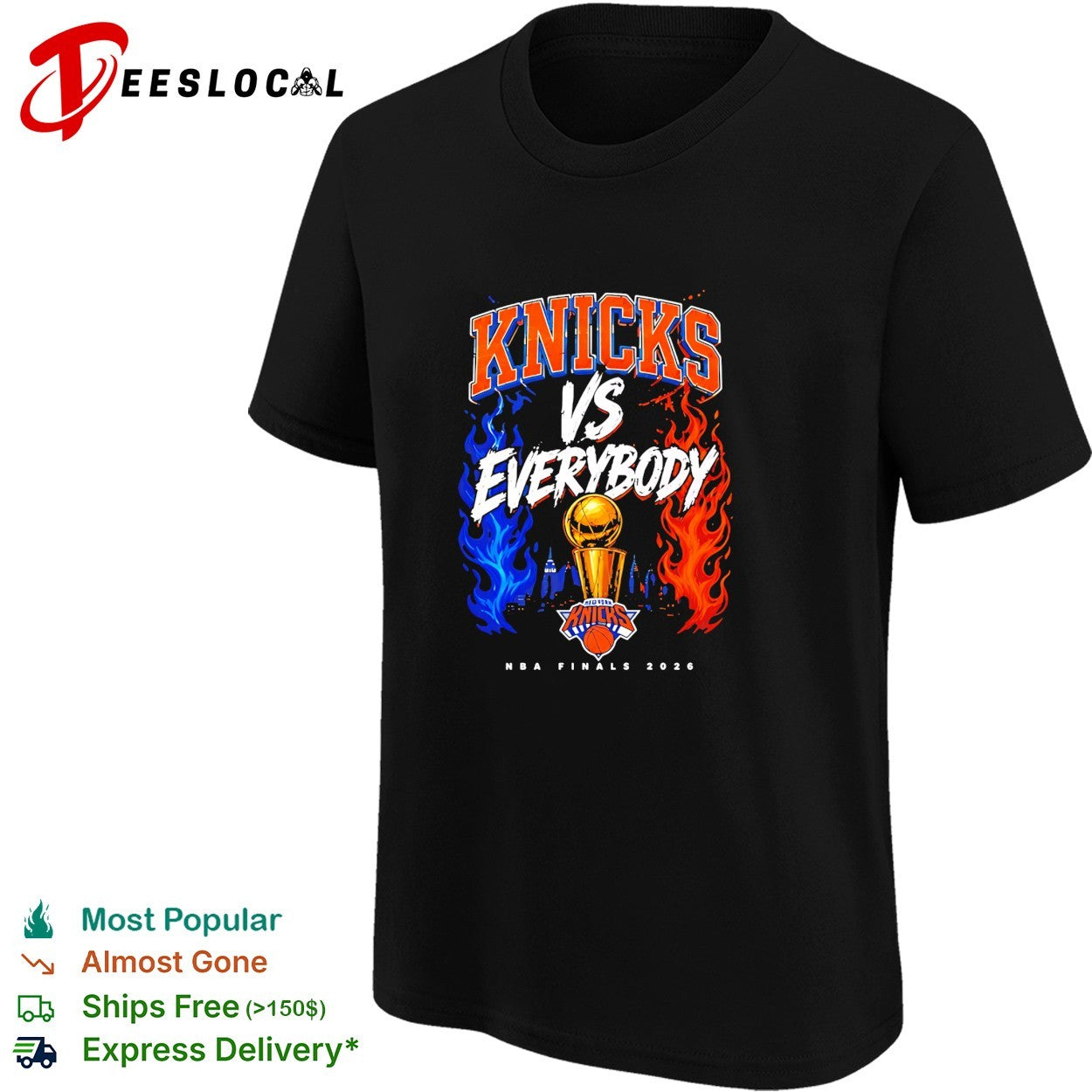 New York Knicks Everybody Fire Trophy NBA Finals 2026 shirt