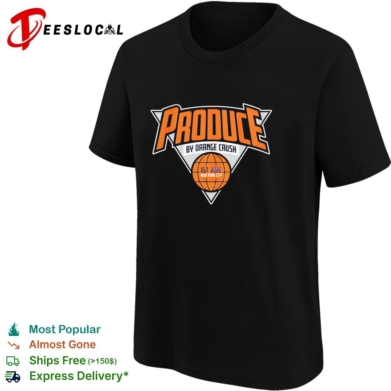 New York Knicks NBA Produce by Orange Crush shirt