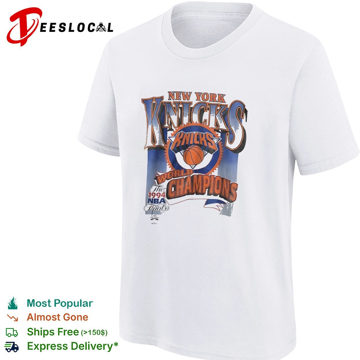 New York Knicks World Champions The 1994 NBA Finals basketball shirt
