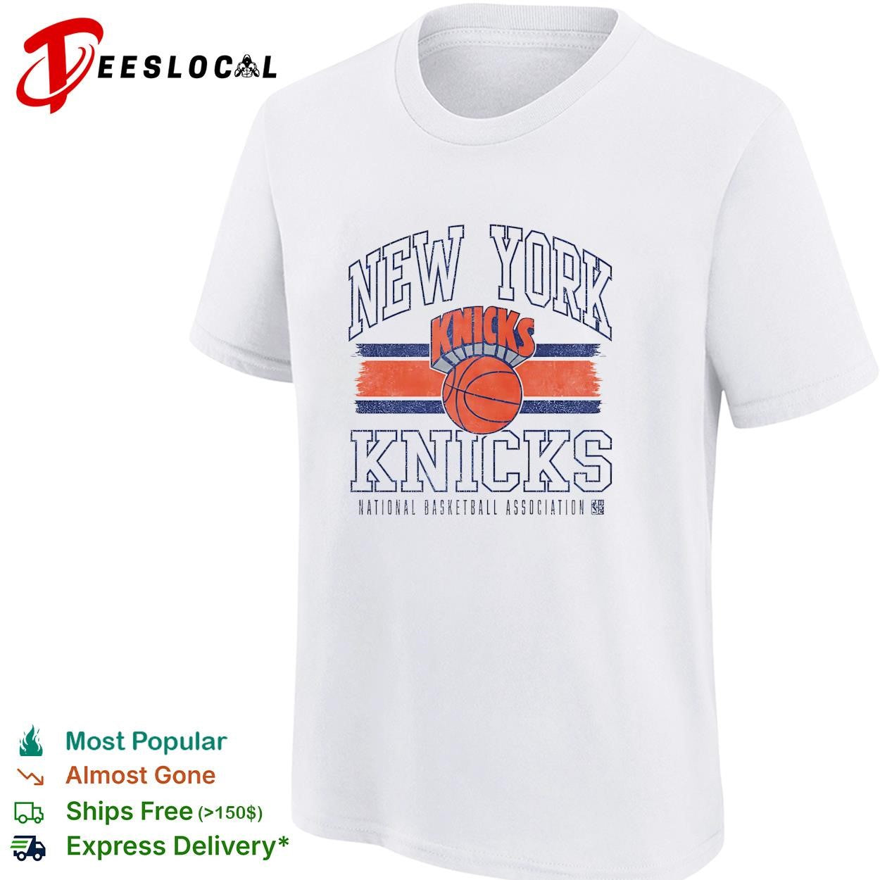 New York Knicks association stripe vintage shirt