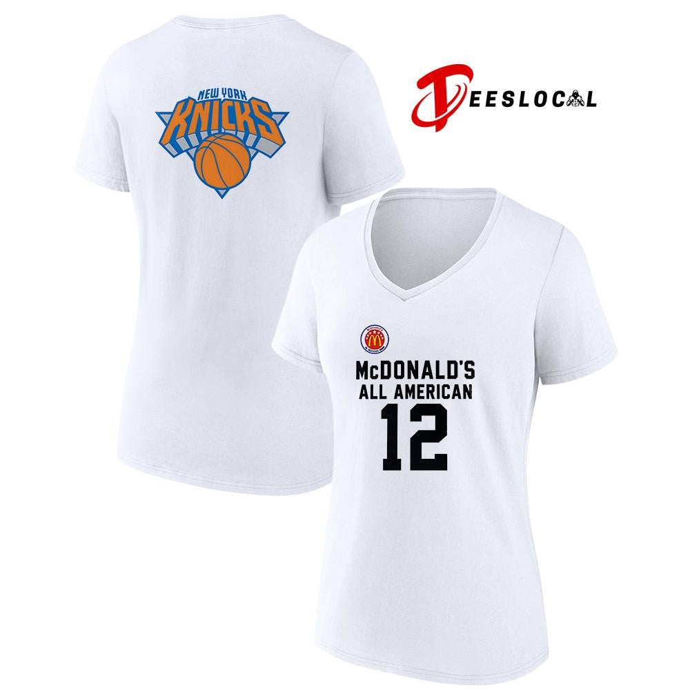 New York Knicks x McDonald’s all American 12 logo shirt