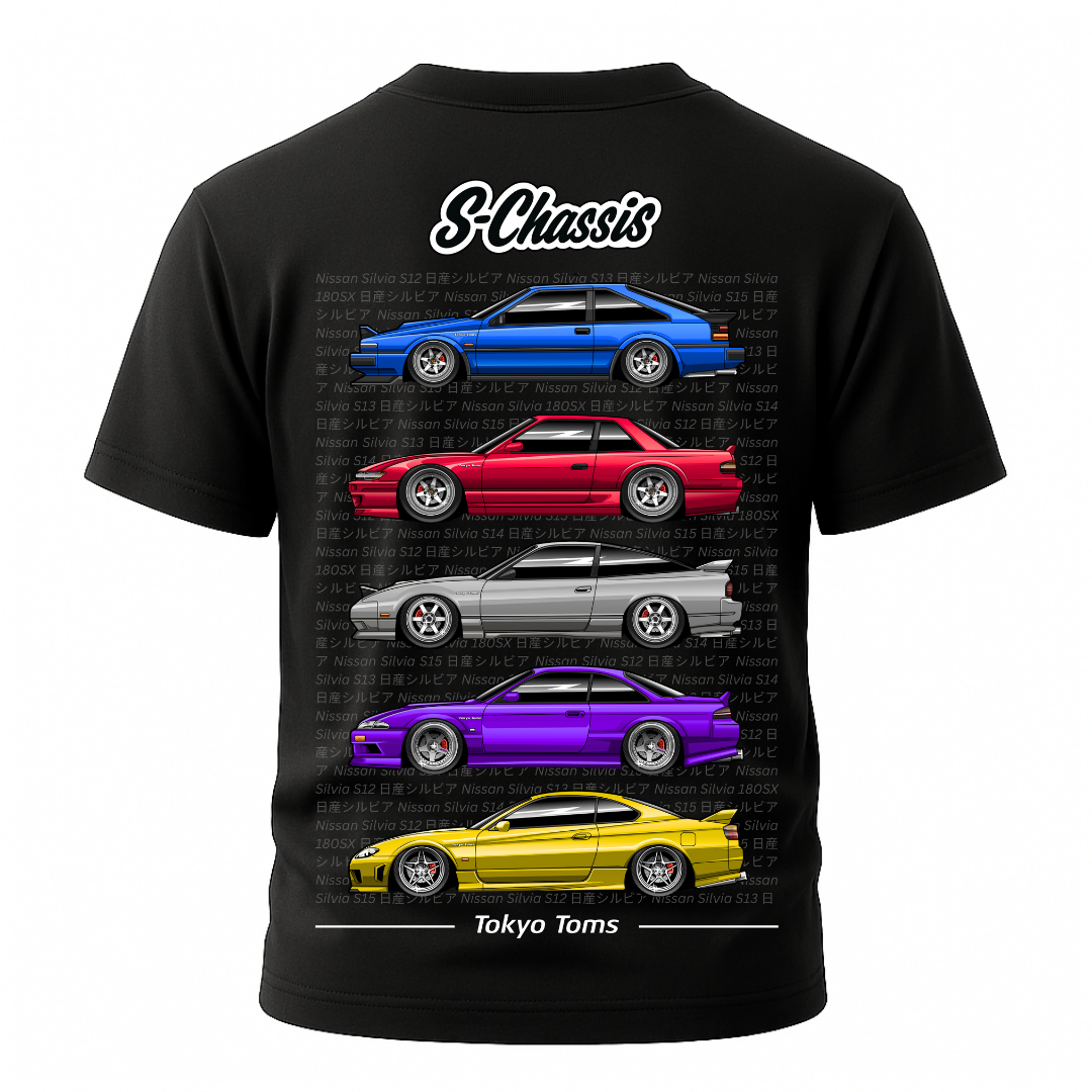 Nissan Silvia S12โS15 Generations T-Shirt