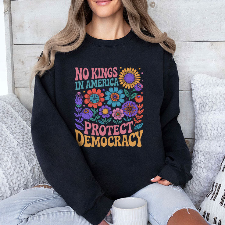 No King In American Protect Democracy T Shirt