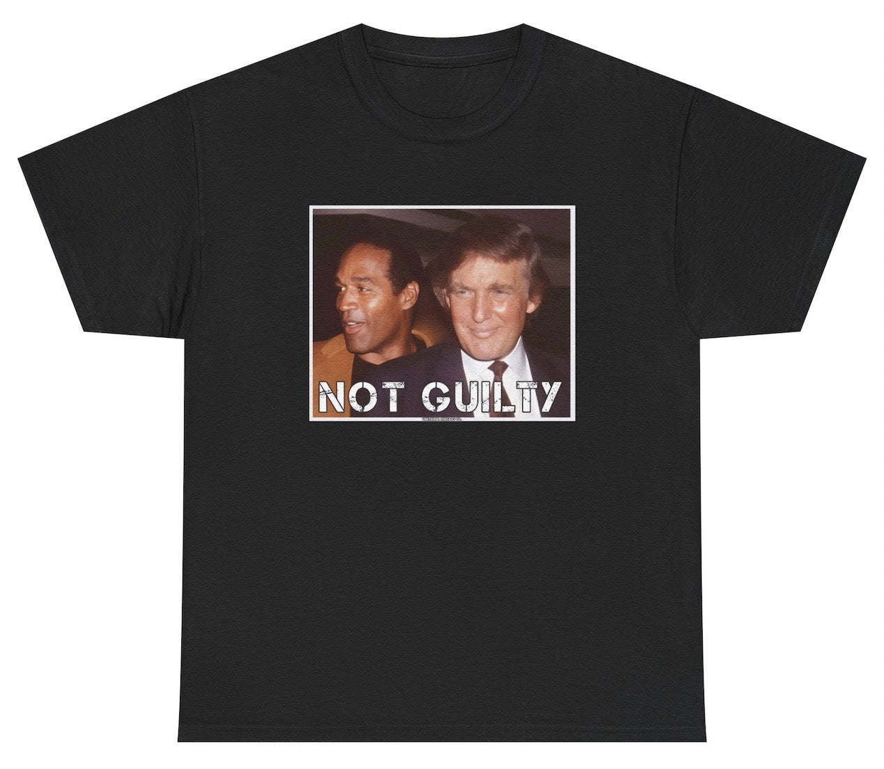 Not Guilty Donald Trump OJ Simpson Tee - clothing by TeeHivey.com