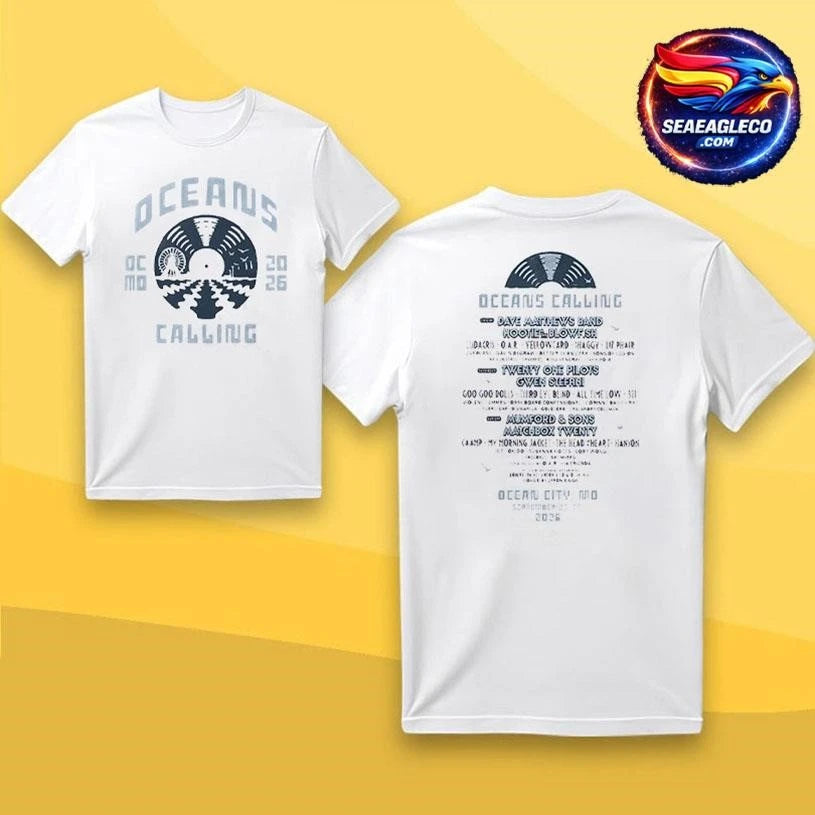Oceans Calling 2026 festival Ocean City Maryland record lineup Two Sided Shirt