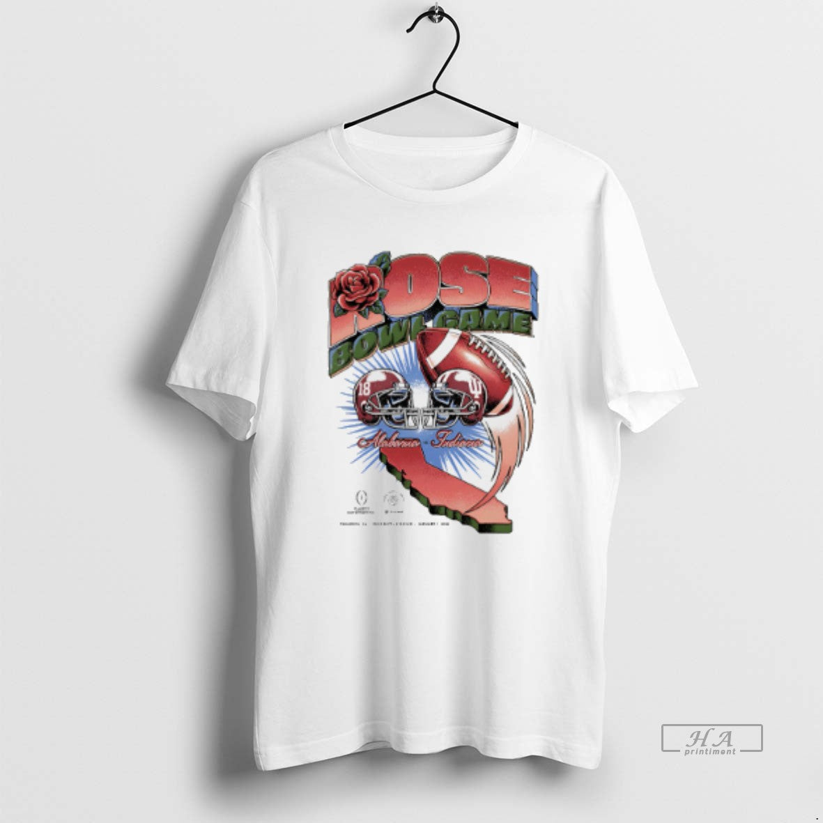 Official Alabama Vs Indiana Rose Bowl Game 2026 Vintage Matchup - clothing by TeeHivey.com