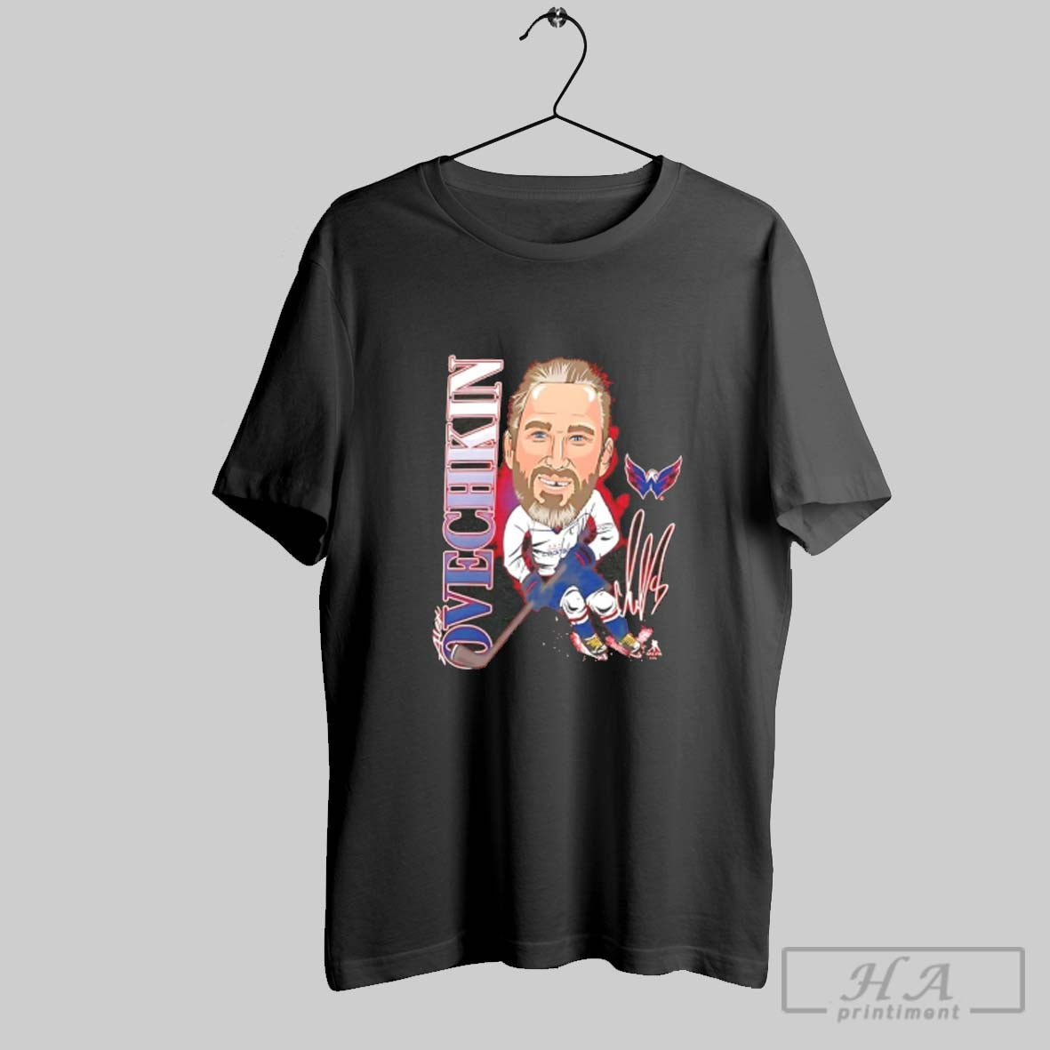 Official Alex Ovechkin Washington Capitals Caricature Signature - clothing by TeeHivey.com