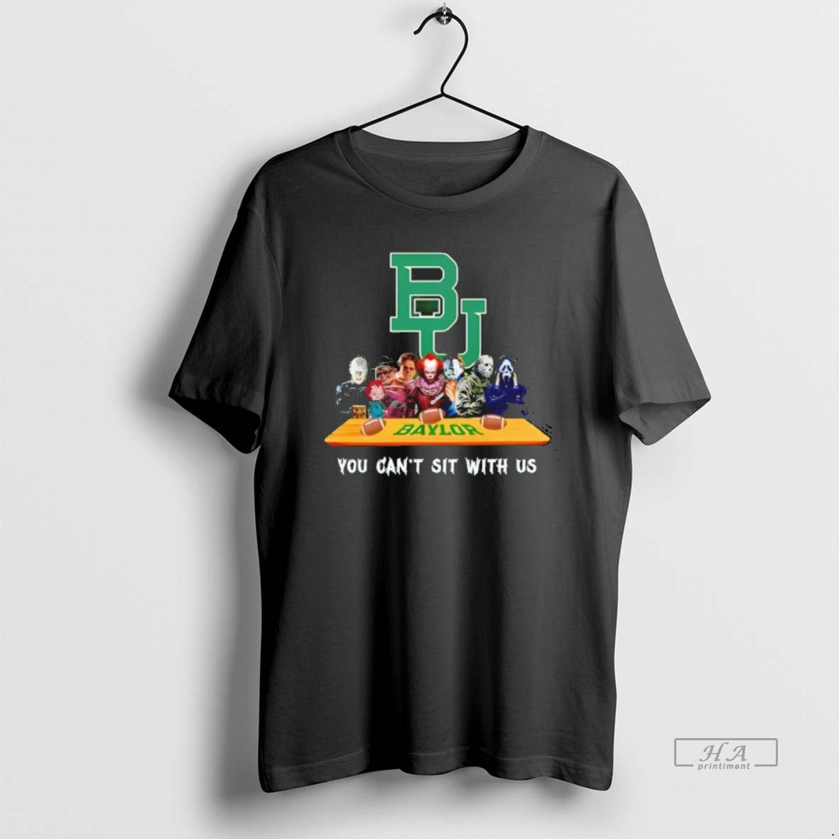 Official Baylor Bears Horror Movie Characters You Cant Sit With Us Halloween - clothing by TeeHivey.com