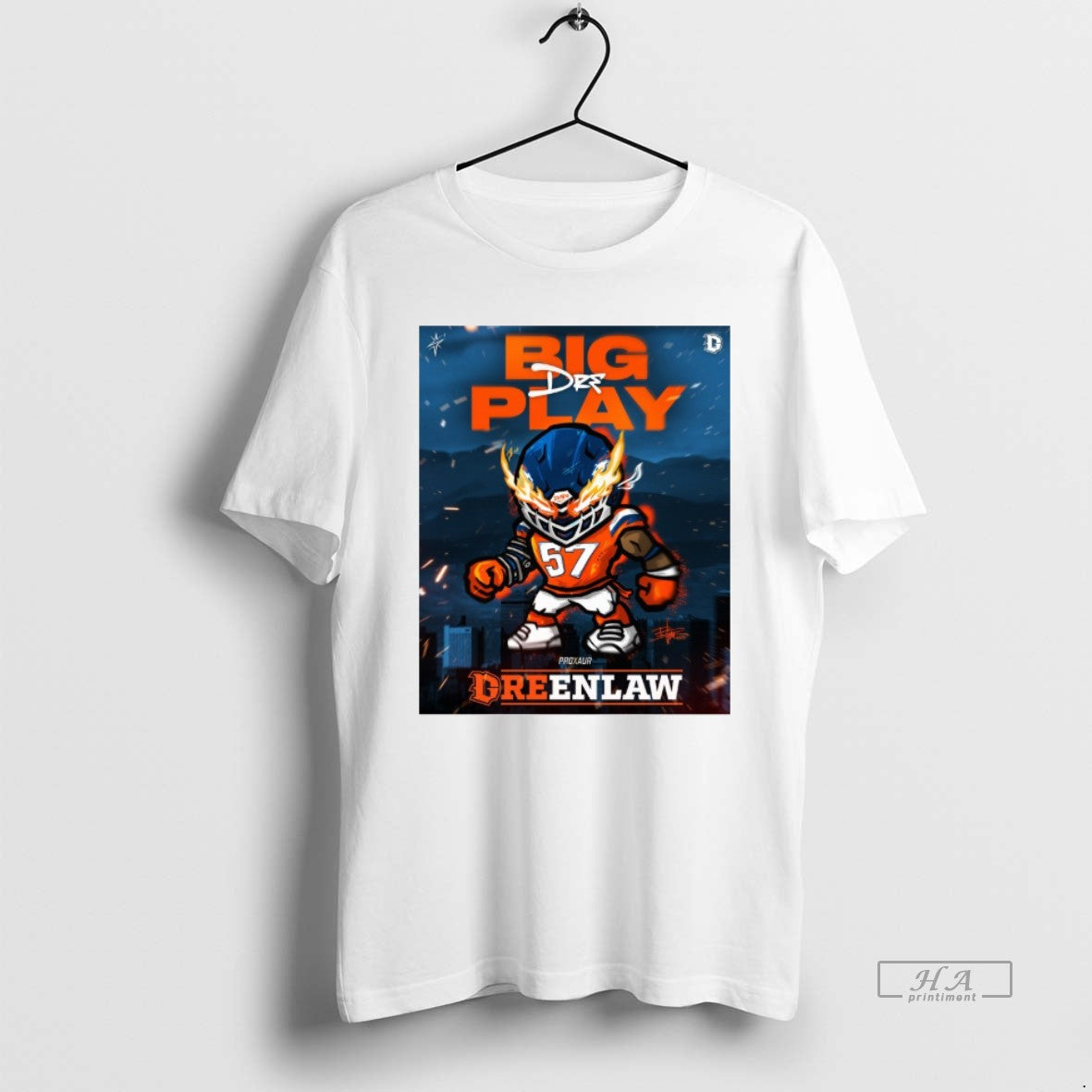 Official Big Play Dre Dreenlaw Proxaur Cartoon Signature - clothing by TeeHivey.com