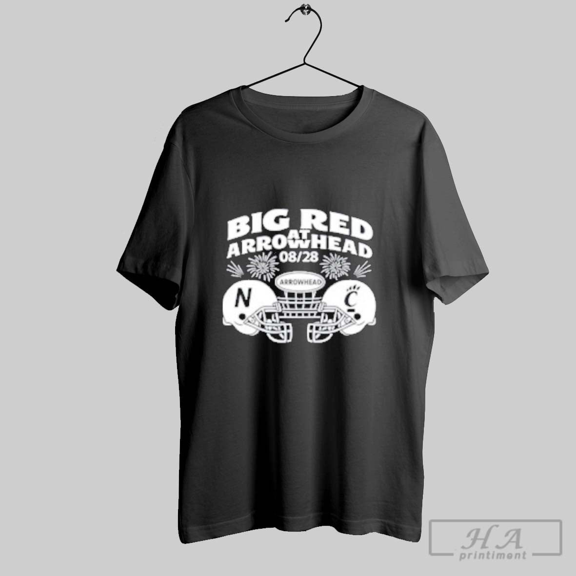 Official Big Red Arrowhead Football Nebraska Vs Cincinnati 08 28 - clothing by TeeHivey.com