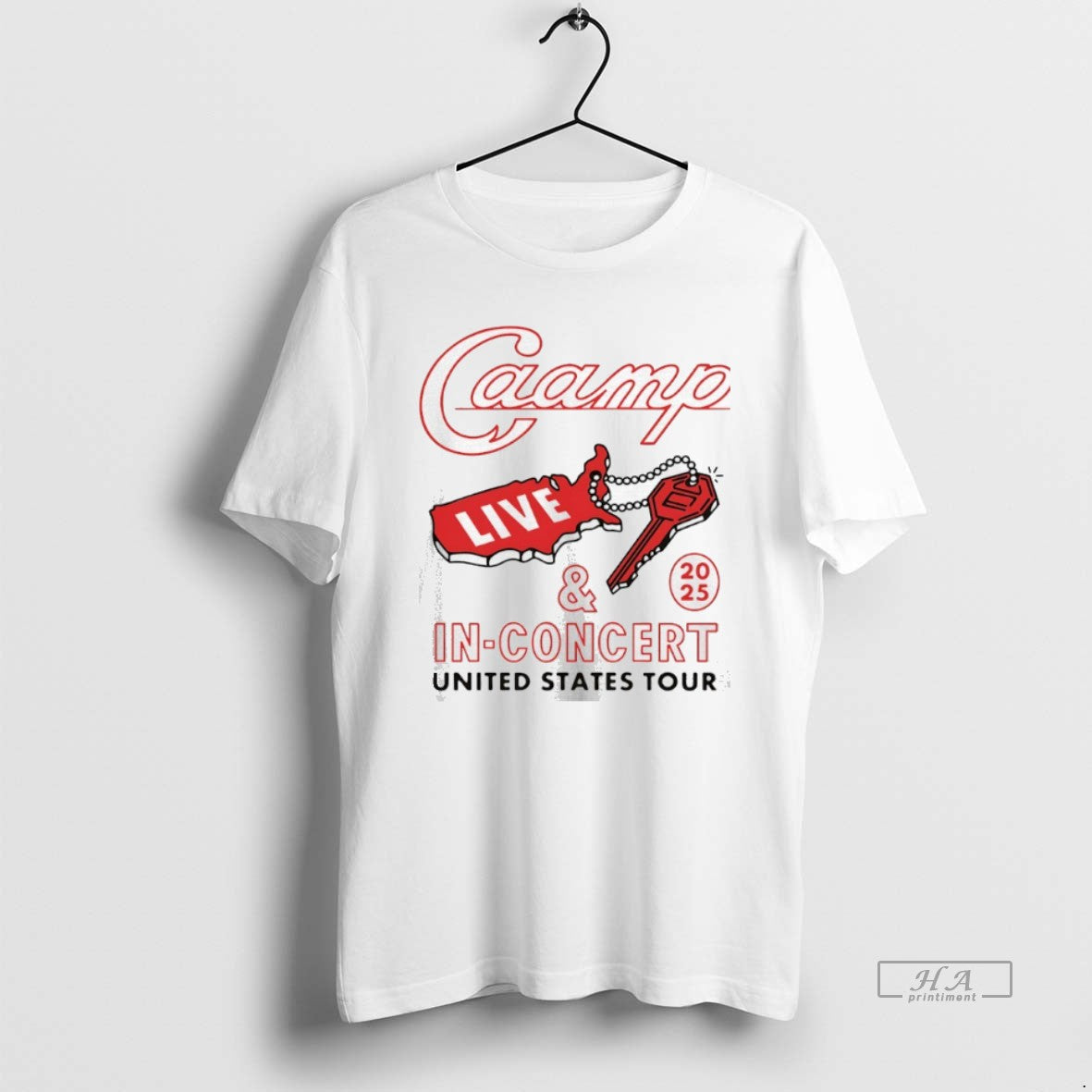 Official Caamp Live And In Concert United States Tour The Band Brothers Keychain 2025 - clothing by TeeHivey.com