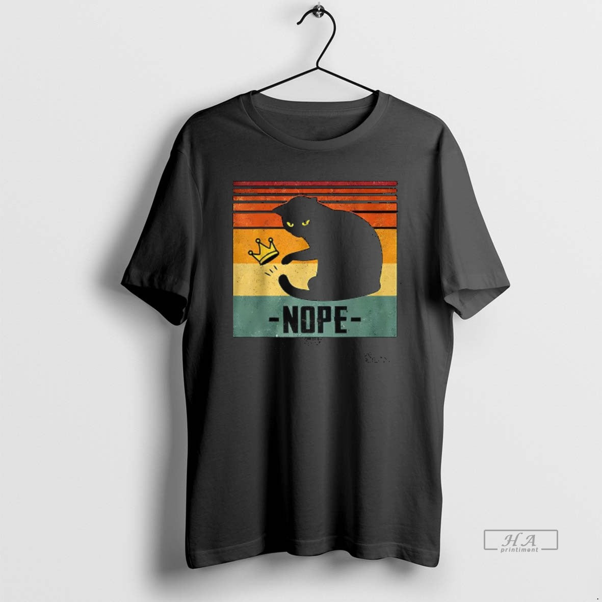 Official Cat Nope King Vintage - clothing by TeeHivey.com
