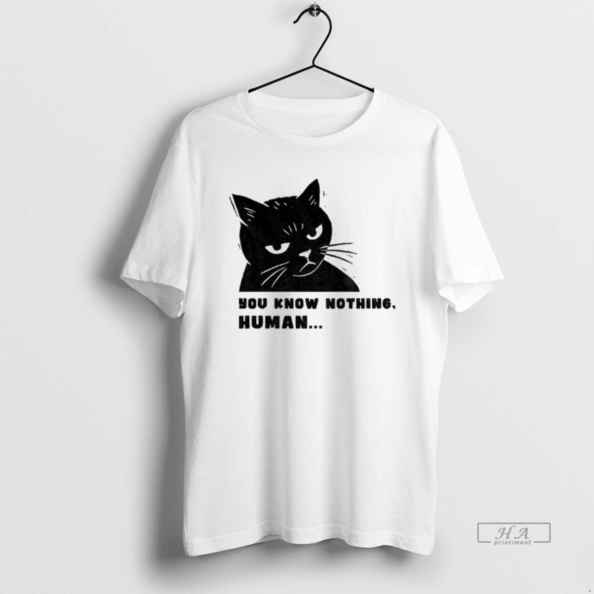 Official Cat You Know Nothing Human Meme - clothing by TeeHivey.com