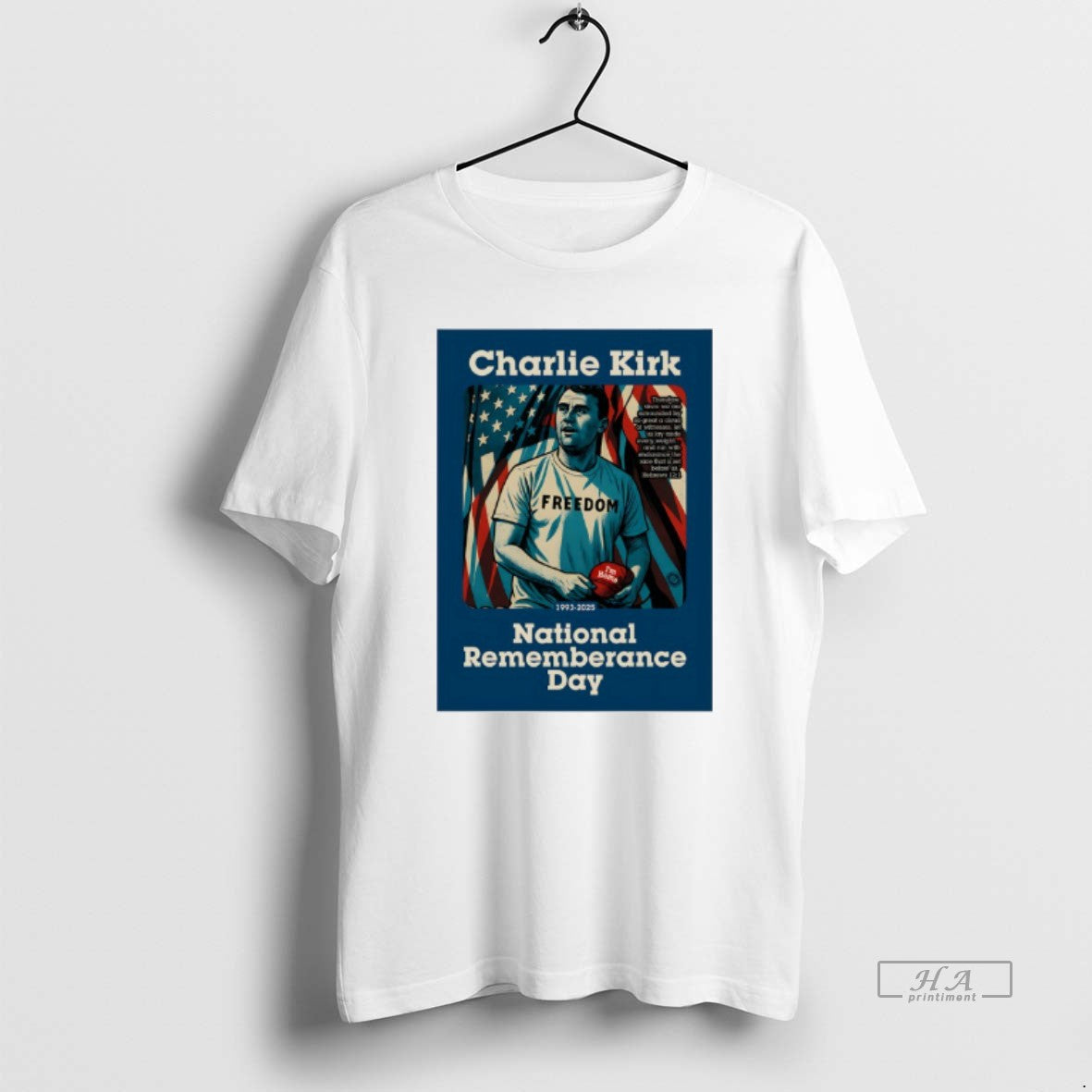 Official Charlie Kirk National Remembrance Day 1993 2025 - clothing by TeeHivey.com