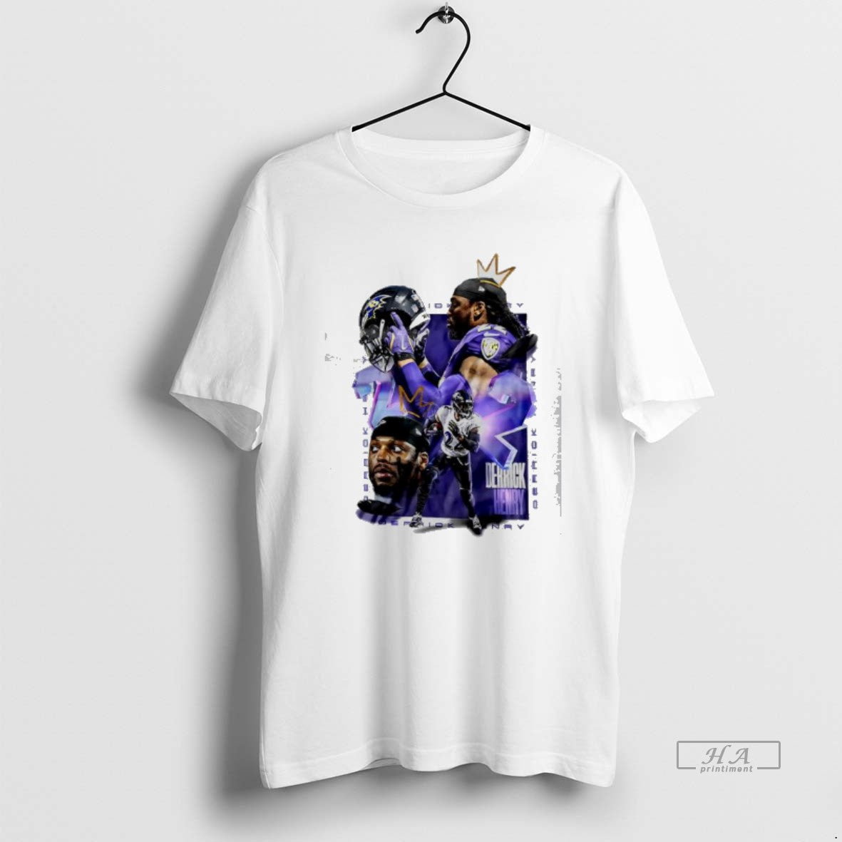 Official Derrick Henry King Henry Baltimore Ravens Graphic - clothing by TeeHivey.com