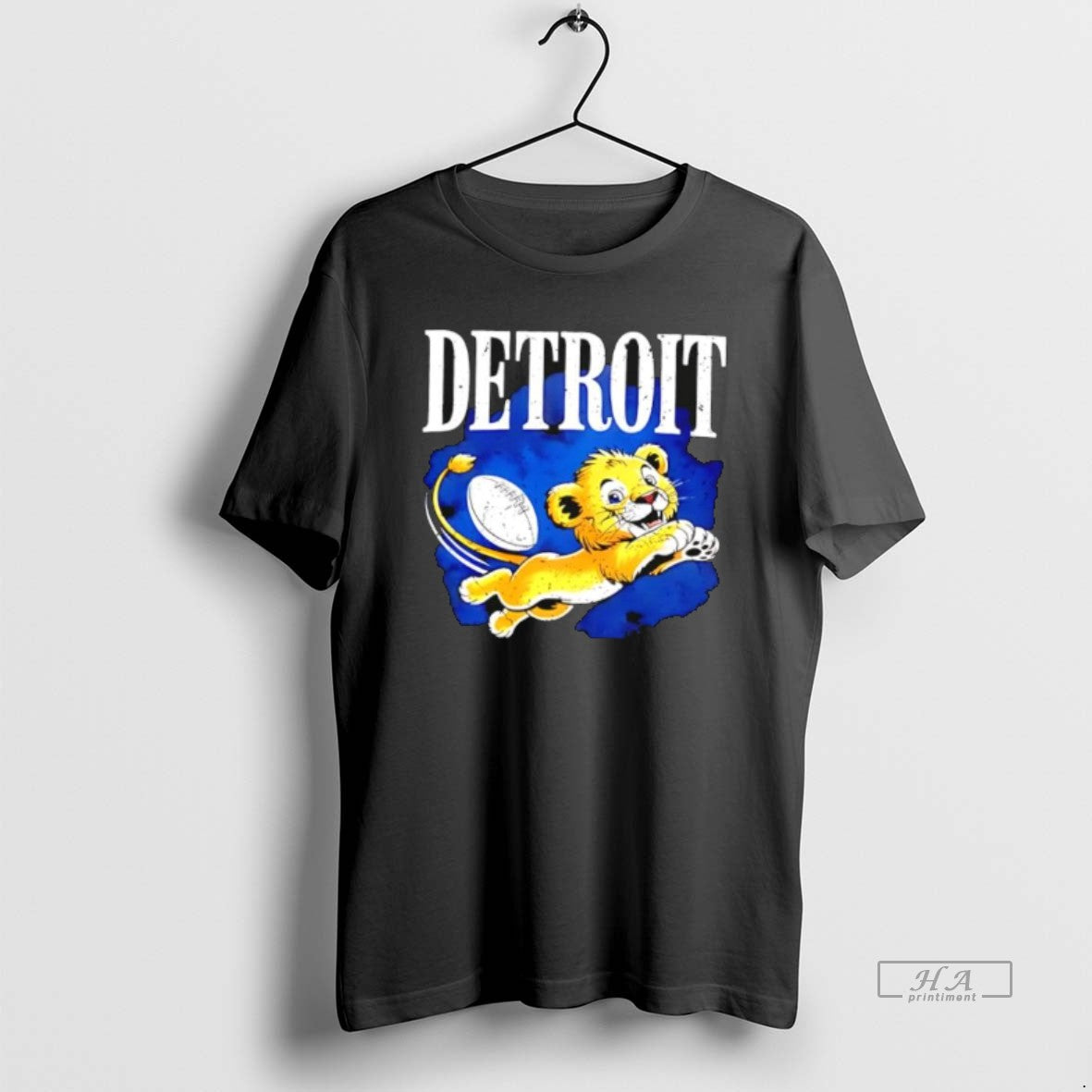 Official Detroit Lions Football Cute Cartoon Mascot - clothing by TeeHivey.com