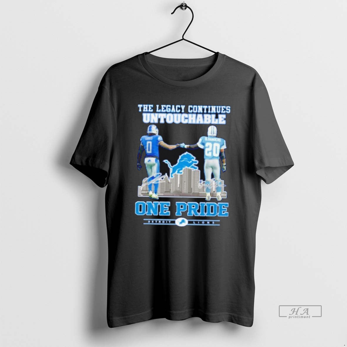 Official Detroit Lions One Pride The Legacy Continues Untouchable 2025 - clothing by TeeHivey.com