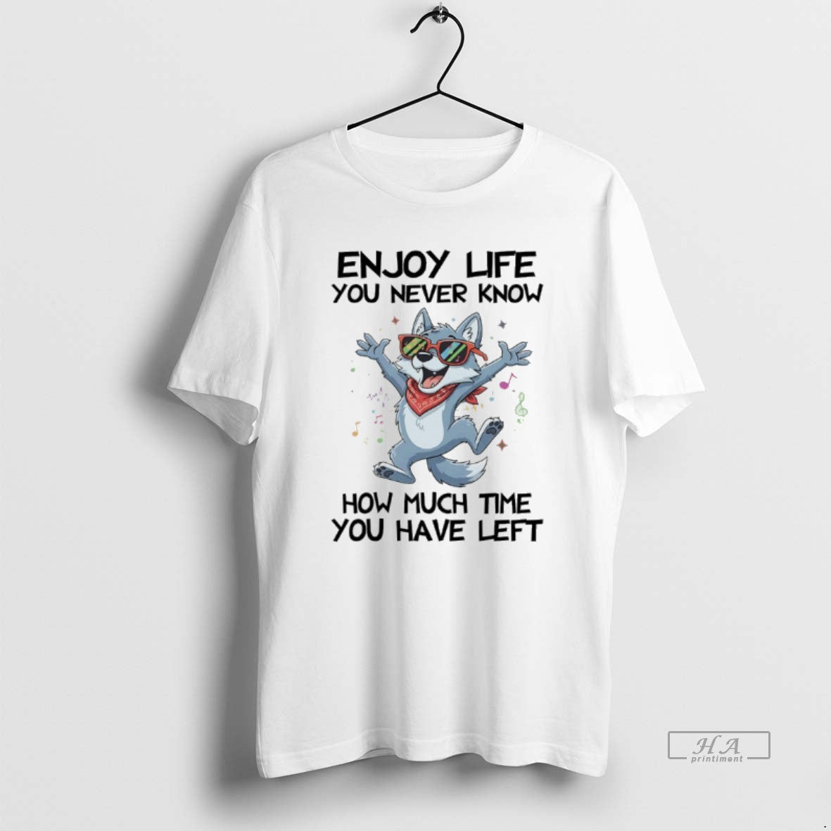 Official Dog Enjoy Life You Never Know How Much Time You Have Left - clothing by TeeHivey.com