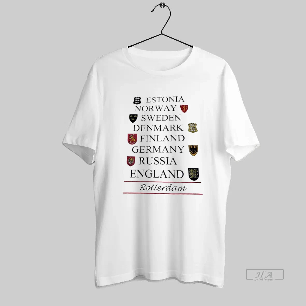 Official Estonia Norway Sweden Denmark Finland Germany Russia England - clothing by TeeHivey.com