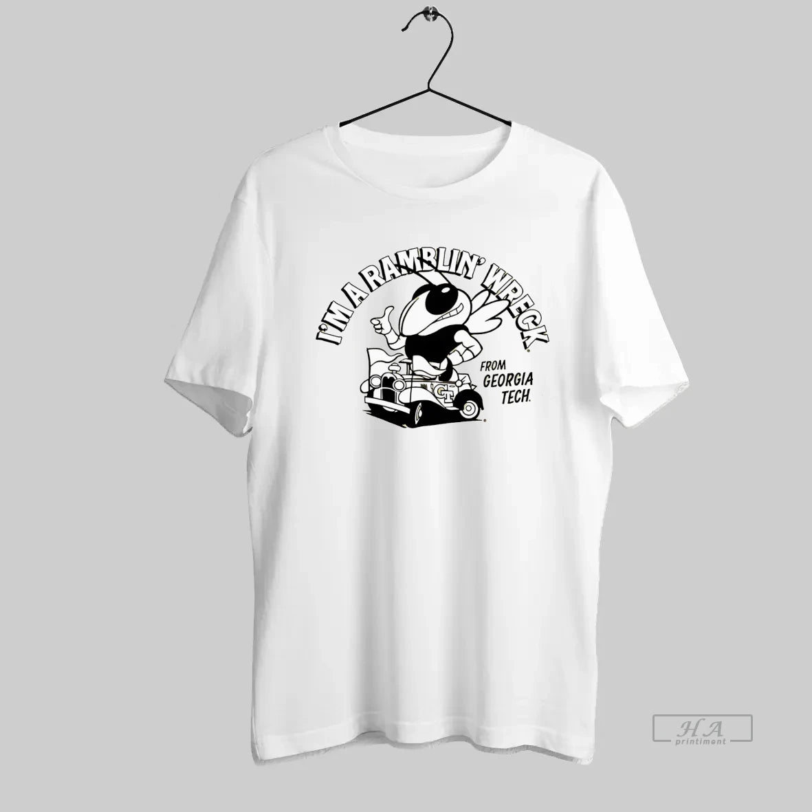 Official Georgia Tech Yellow Jackets Im A Ramblin Wreck - clothing by TeeHivey.com