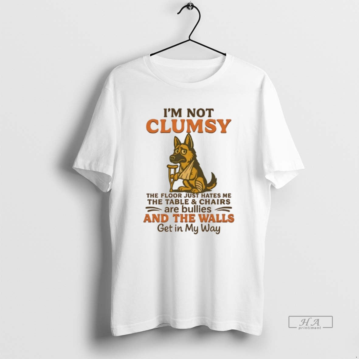 Official German Shepherd Im Not Clumsy The Floor Just Hates Me The Table And Chairs - clothing by TeeHivey.com