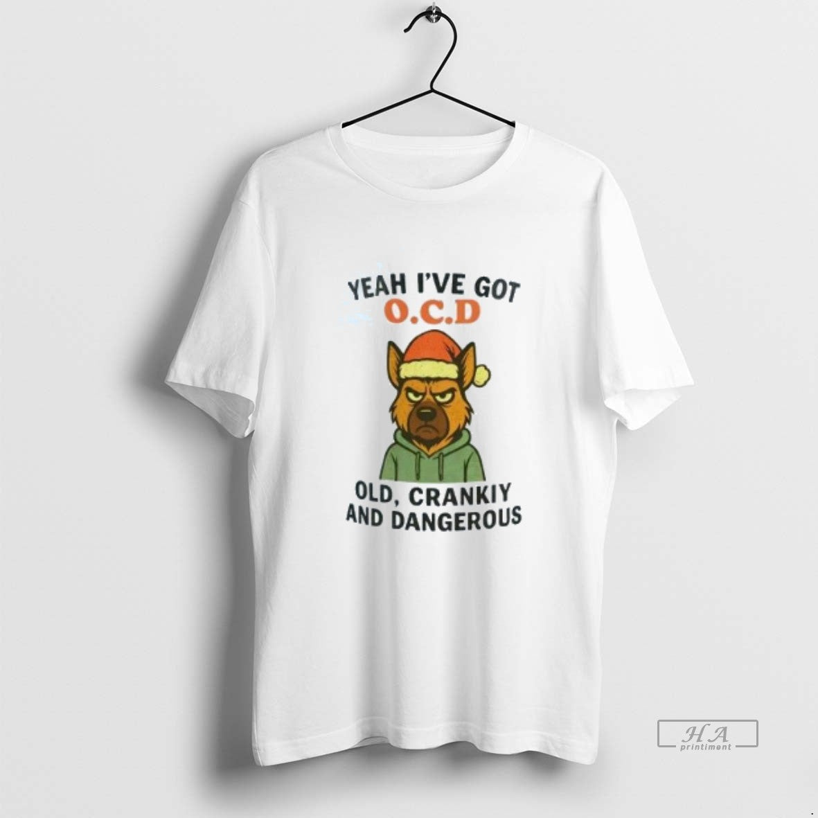 Official German Shepherd Yeah Ive Got Ocd Old Cranky Dangerous Christmas - clothing by TeeHivey.com