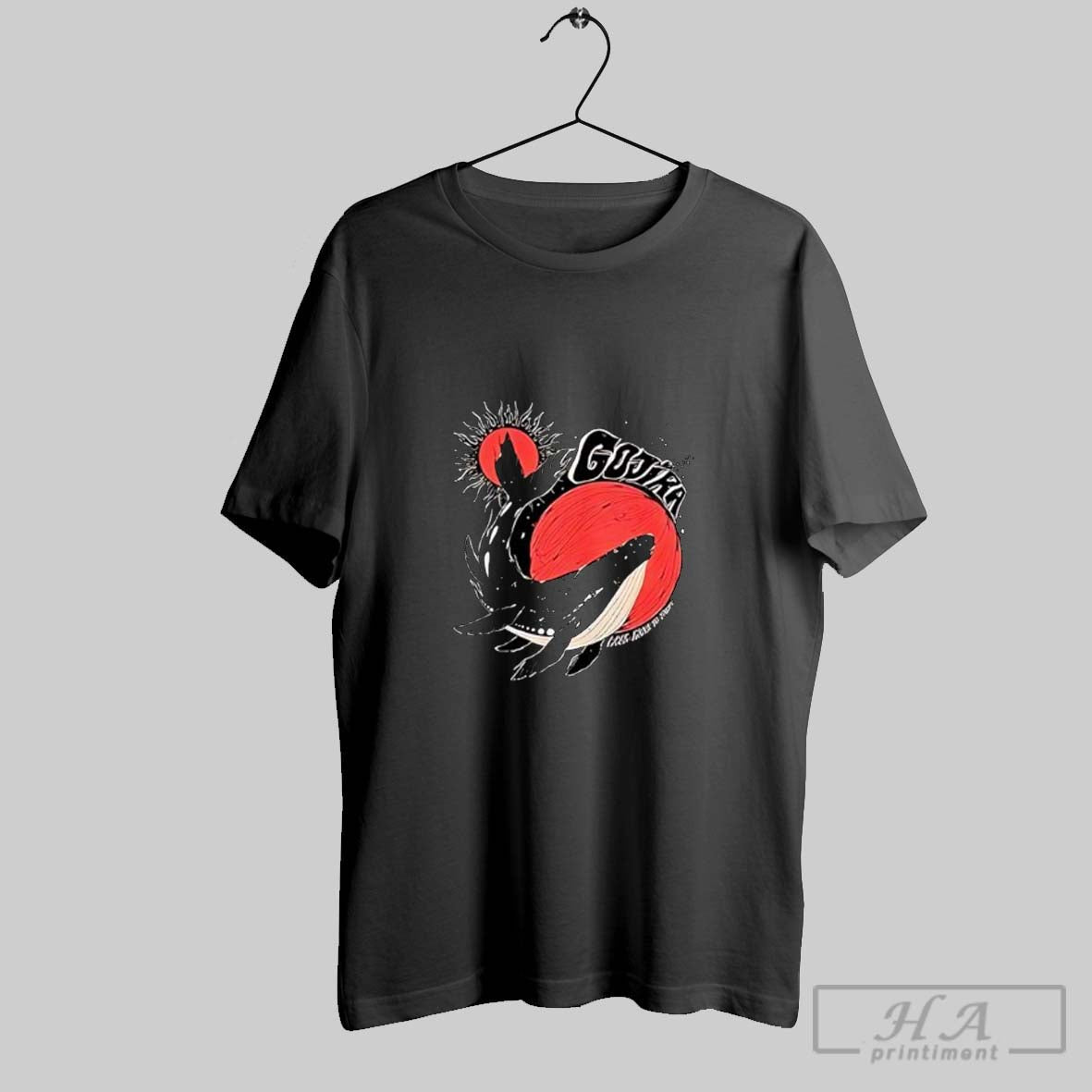 Official Gojira Flying Whales Space Humpback Whale Posters Black - clothing by TeeHivey.com