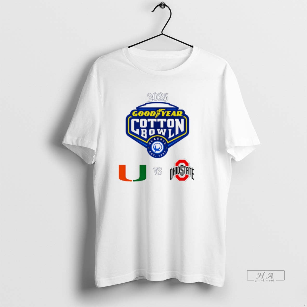 Official Goodyear Cotton Bowl Cfp Quarterfinals 2026 Miami Vs Ohio State - clothing by TeeHivey.com