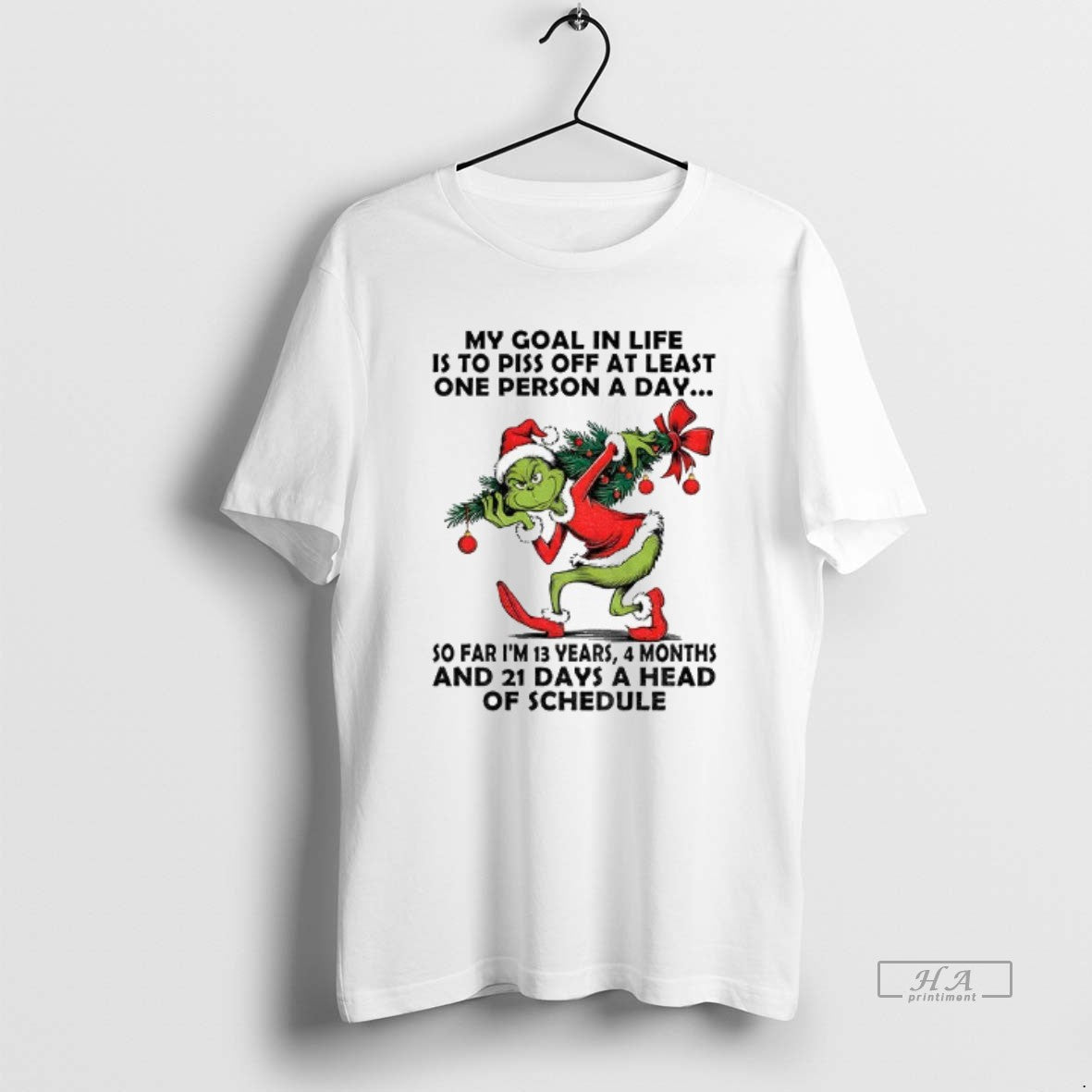 Official Grinch My Goal In Life Is To Piss Off At Least One Person - clothing by TeeHivey.com