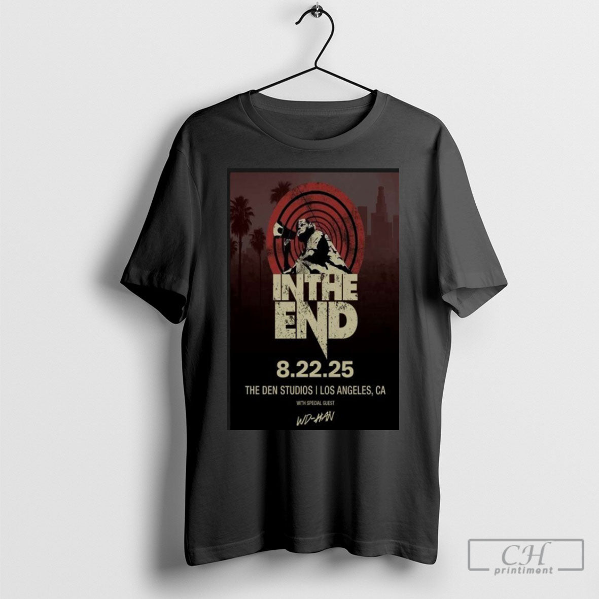 Official In The End Tour 2025 The Den Studios Los Angeles Ca T Shirts - clothing by TeeHivey.com