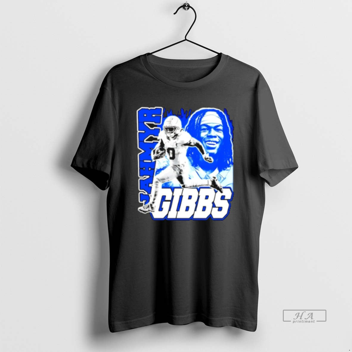 Official Jahmyr Gibbs Detroit Lions Dreams Graphic - clothing by TeeHivey.com