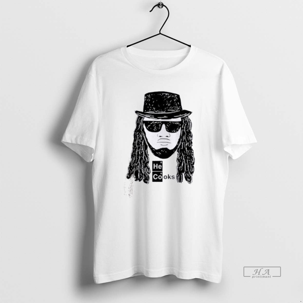 Official James Cook He Cooks Funny Science Portrait - clothing by TeeHivey.com