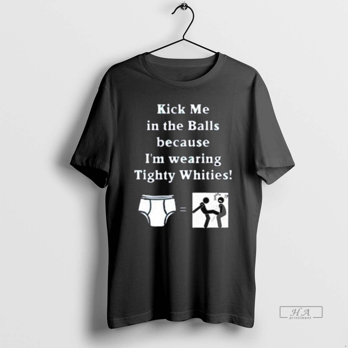 Official Kick Me In The Balls Because Im Wearing Tighty Whities Long Sleve - clothing by TeeHivey.com