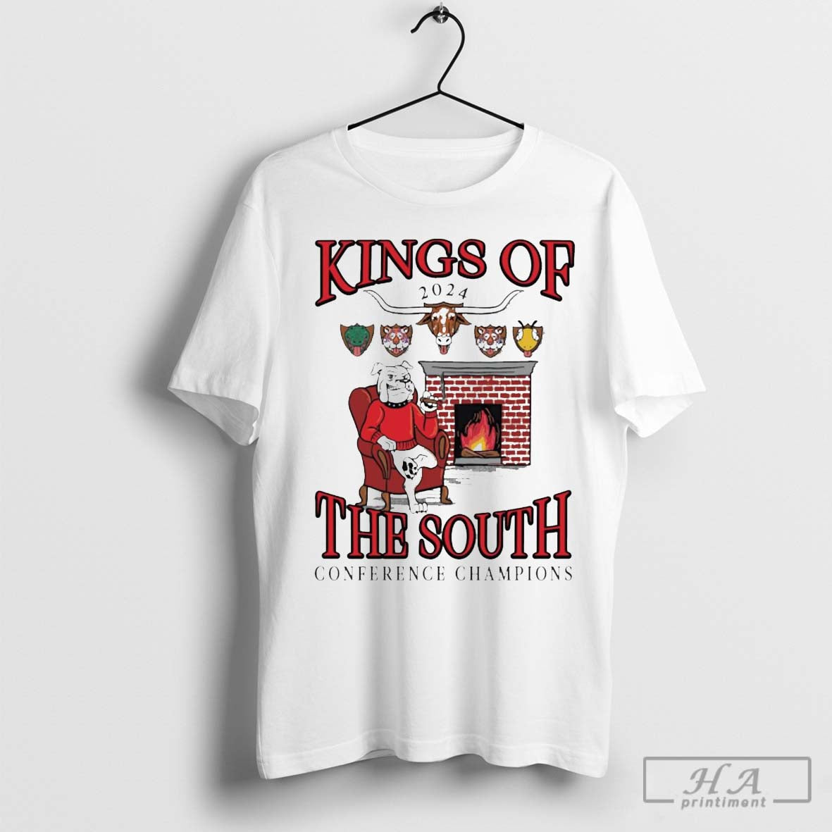 Official Kings Of 2024 The South Conference Champions Georgia Bulldogs - clothing by TeeHivey.com