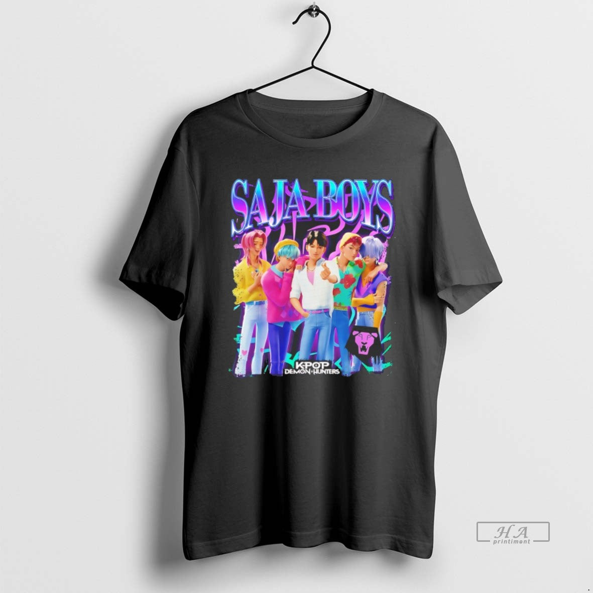 Official Kpop Demon Hunters Saja Boys Bootleg - clothing by TeeHivey.com