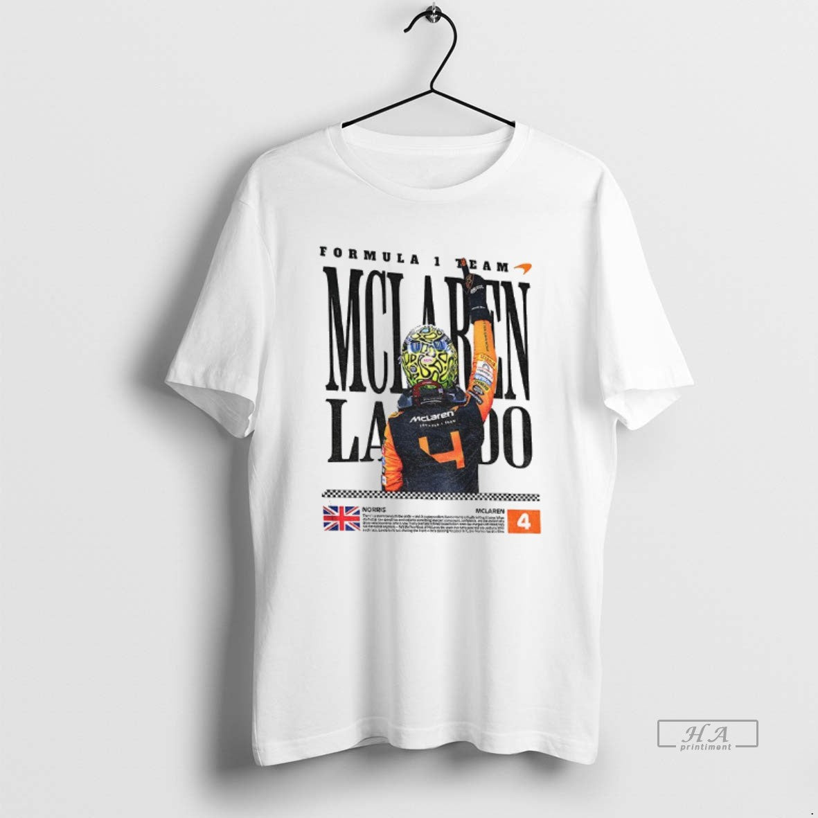 Official Lando Mclaren F1 Racing Graphic - clothing by TeeHivey.com