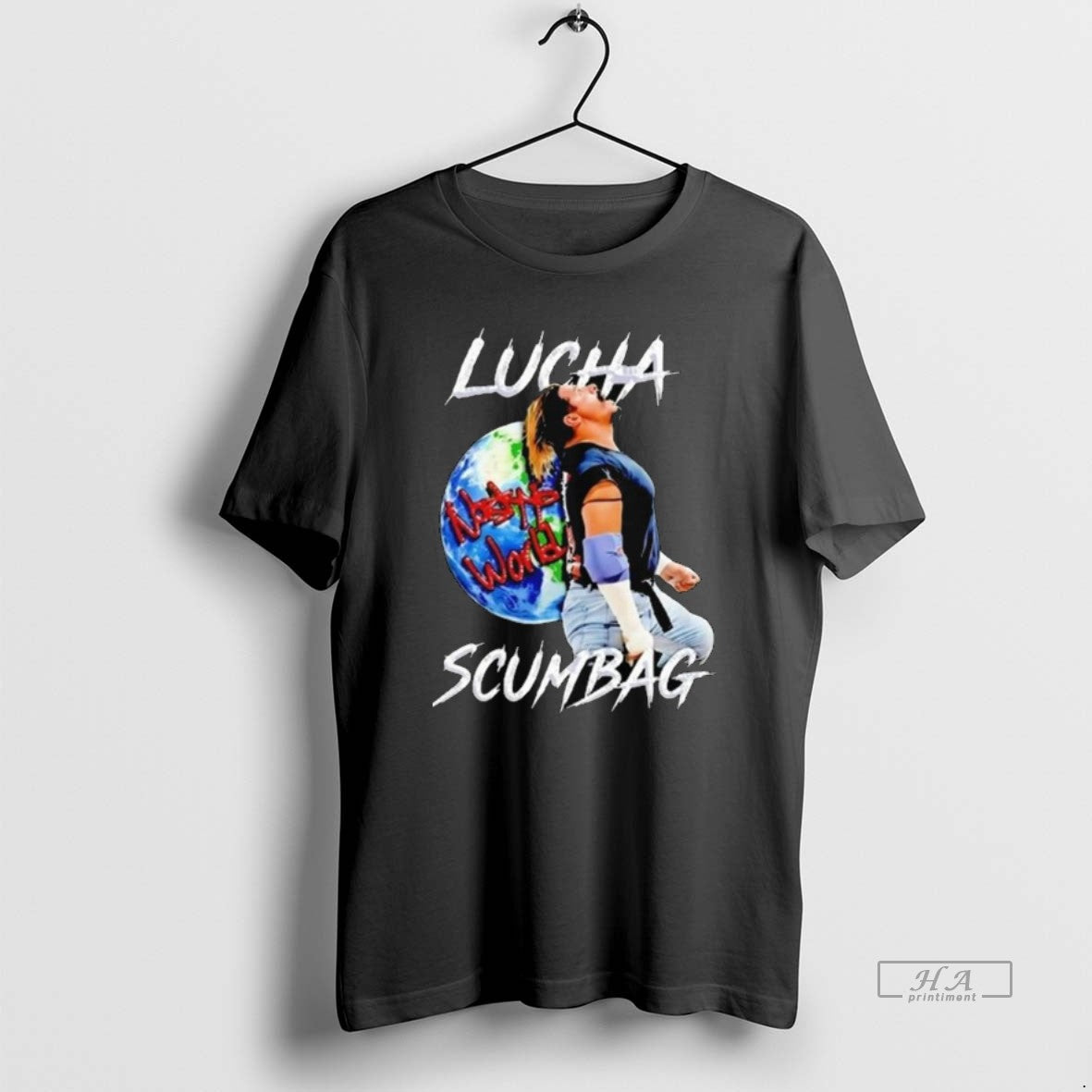 Official Lucha Scumbag Chris Nastyy Long Sleve - clothing by TeeHivey.com