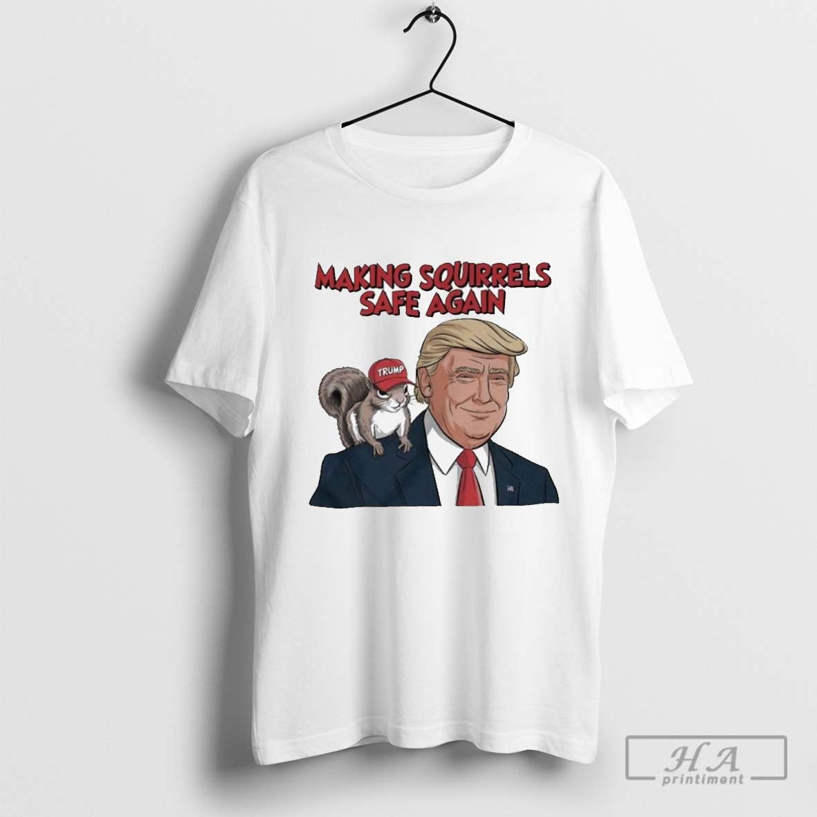 Official Make Squirrels Safe Again Trump 2024 - clothing by TeeHivey.com