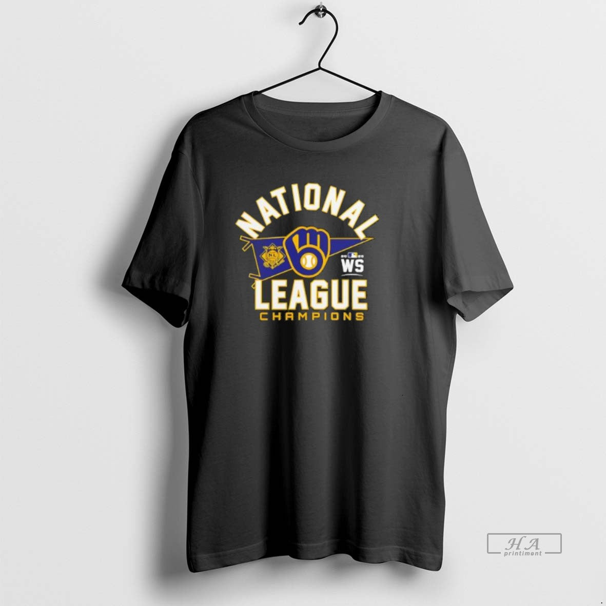 Official Milwaukee Brewers Baseball 2025 Alcs Postseason Champions Flag - clothing by TeeHivey.com
