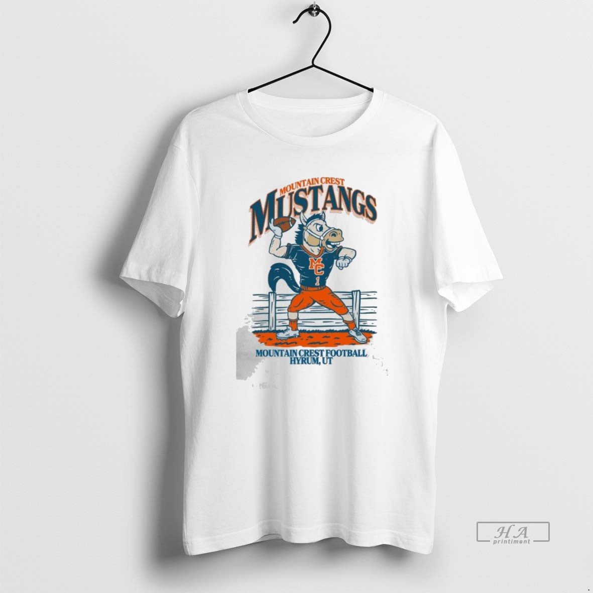 Official Mountain Crest Mustangs Football Mascot Hyrum Ut 2025 - clothing by TeeHivey.com