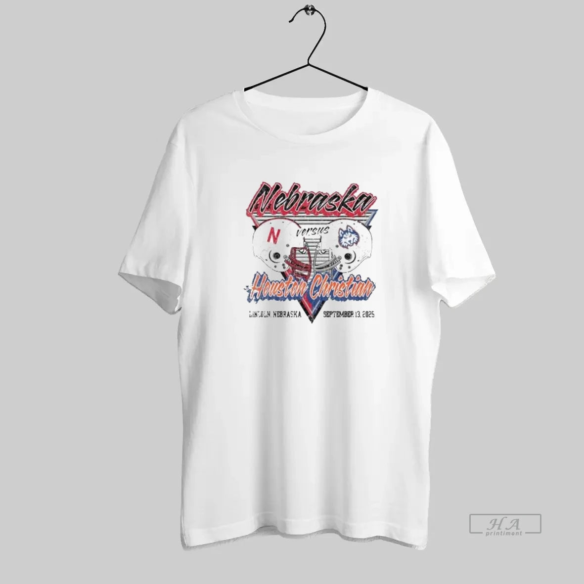 Official Nebraska Cornhuskers Vs Houston Christian Gameday Showdown - clothing by TeeHivey.com